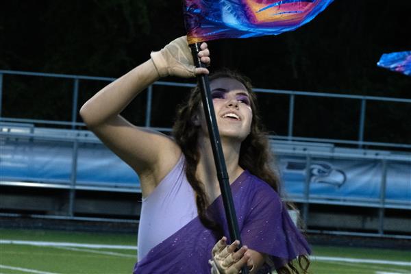 Crofton High School Marching Band Performing